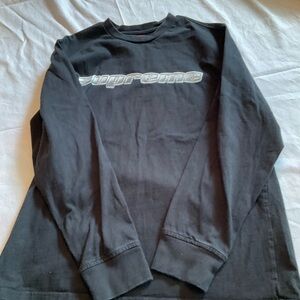 Supreme Charcoal Gray Crewneck Tee